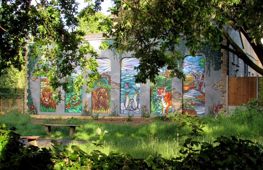 Nature Garden mural