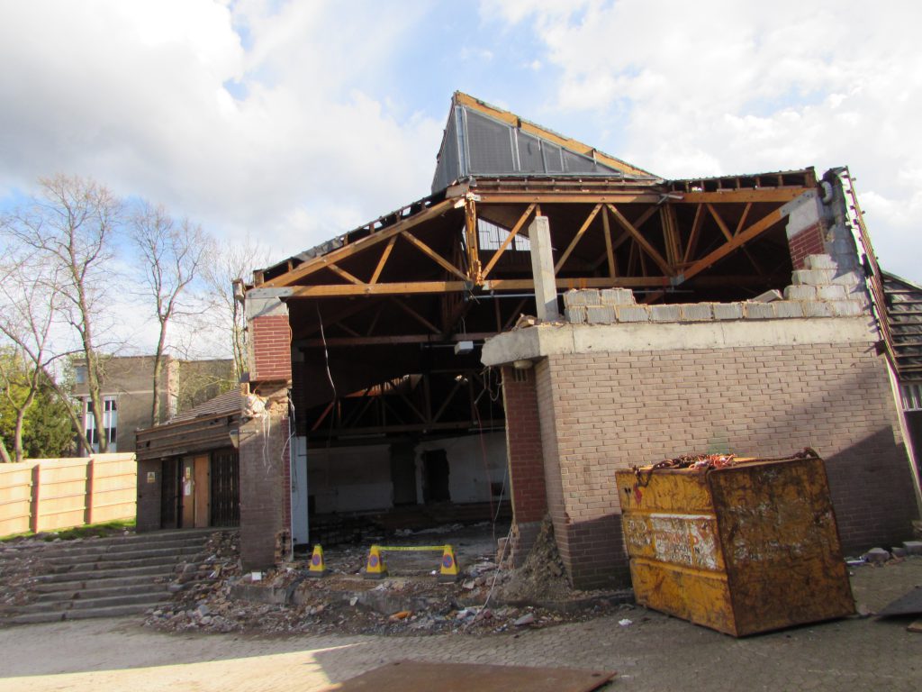 Creative destruction? Our community hall being demolished in 2016