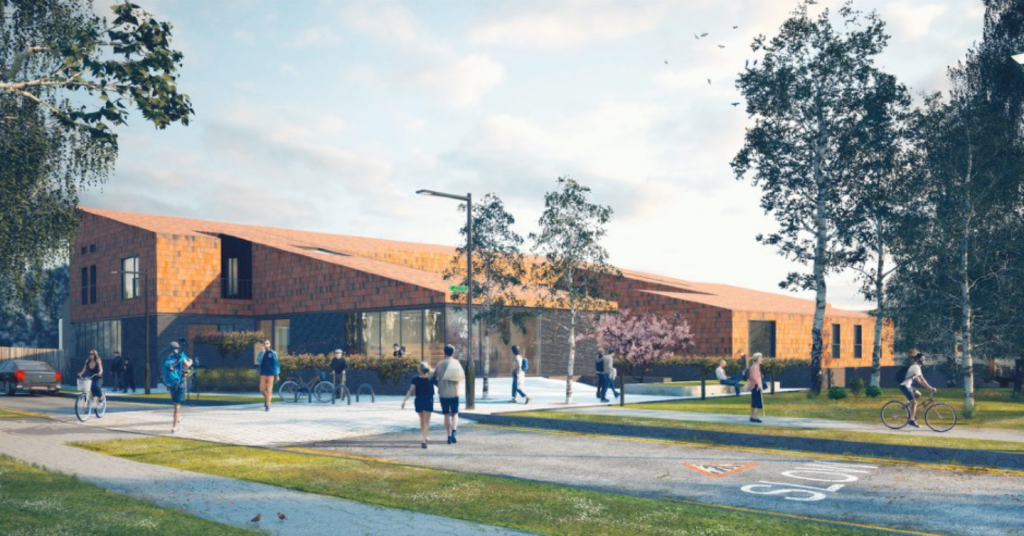 Artist's impression of the new resource centre